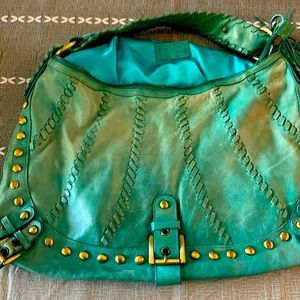 Sabina turquoise shoulder bag